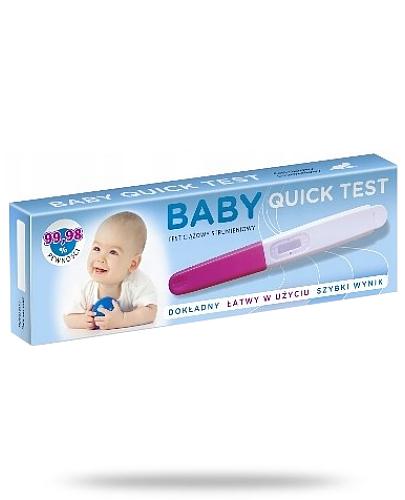 podgląd produktu Baby Quick Test ciążowy strumieniowy 1 sztuka