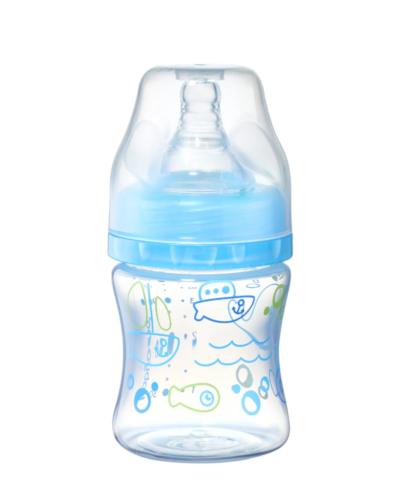 podgląd produktu Babyono butelka antykolkowa szerokootworowa niebieska 120 ml [402/03]