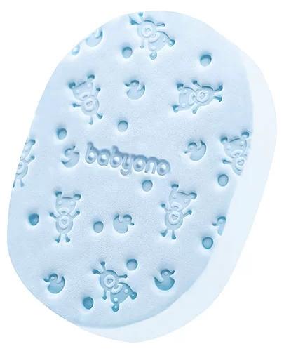 podgląd produktu Babyono Delikatna gąbka kąpielowa dla dzieci i niemowląt niebieska [063/03]