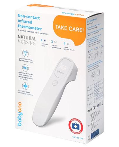 podgląd produktu Babyono Natural Nursing termometr elektroniczny bezdotykowy 1 sztuka [790]