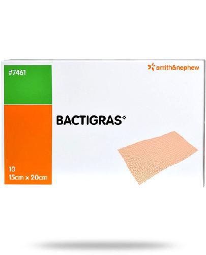 podgląd produktu Bactigras opatrunek gazowy nasączony parafiną i chlorheksydyną 15cm x 20cm 10 sztuk