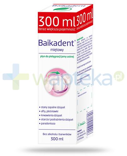 zdjęcie produktu Baikadent płyn do jamy ustnej smak miętowy 300 ml