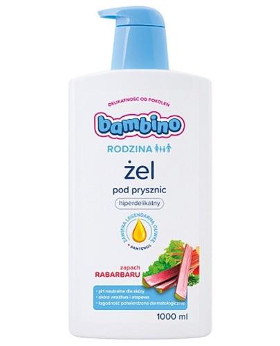 zdjęcie produktu Bambino Rodzina żel pod prysznic o zapachu rabarbaru 1000 ml