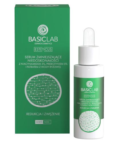 podgląd produktu Basiclab Dermocosmetics Esteticus serum zmniejszające niedoskonałości redukcja i zwężenie 30 ml