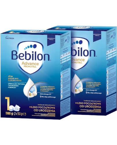 podgląd produktu Bebilon 1 Pronutra Advance mleko początkowe od urodzenia 2 x 1100 g [DWUPAK]