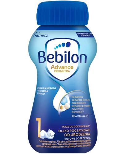 zdjęcie produktu Bebilon 1 Pronutra Advance mleko początkowe od urodzenia 200 ml