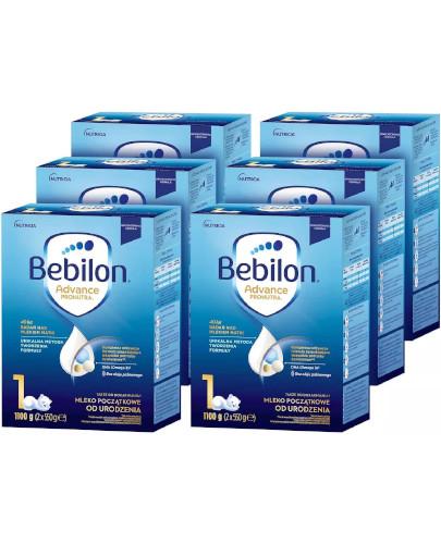 podgląd produktu Bebilon 1 Pronutra Advance mleko początkowe od urodzenia 6 x 1100 g [SZEŚCIOPAK]