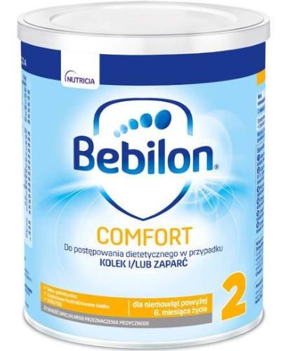 zdjęcie produktu Bebilon Comfort 2 dla niemowląt z tendencją do kolek i zaparć po 6. miesiącu 400 g