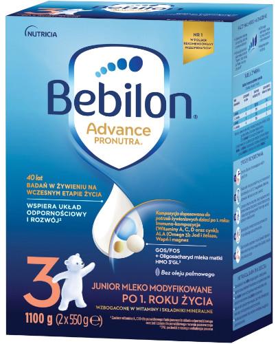 zdjęcie produktu Bebilon 3 Pronutra Advance mleko modyfikowane powyżej 1. roku 1100 g