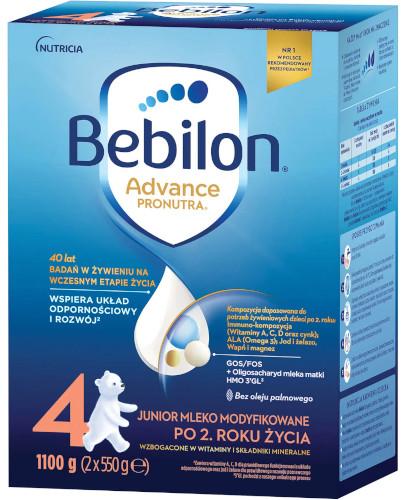 podgląd produktu Bebilon 4 Pronutra Advance mleko modyfikowane powyżej 2 roku 1100 g