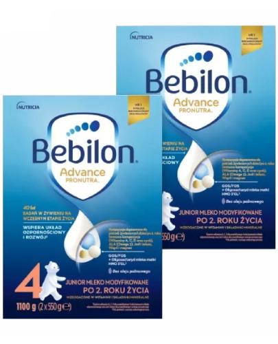 podgląd produktu Bebilon 4 Pronutra Advance mleko modyfikowane powyżej 2 roku 2x 1100 g [DWUPAK]