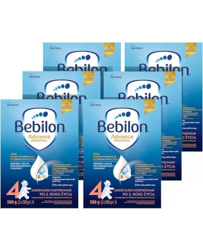 zdjęcie produktu Bebilon 4 Pronutra Advance mleko modyfikowane powyżej 2 roku 6x 1100 g [SZEŚCIOPAK]
