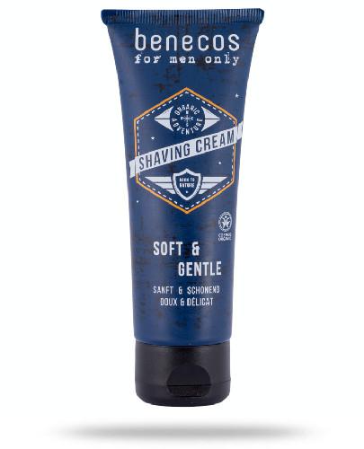 podgląd produktu Benecos For Men Only łagodzący krem do golenia dla mężczyzn 75 ml