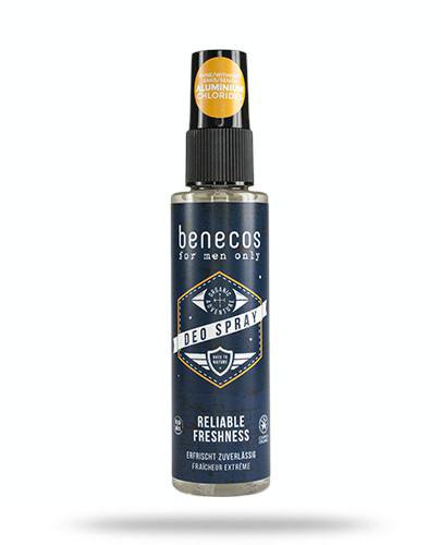 podgląd produktu Benecos For Men Only odświeżający deo spray dla mężczyzn 75 ml