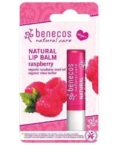 podgląd produktu Benecos naturalny balsam do ust Malina 4,8 g