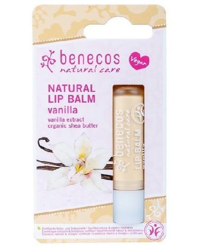 podgląd produktu Benecos naturalny balsam do ust Wanilia 4,8 g