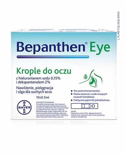 zdjęcie produktu Bepanthen Eye krople do oczu 10 ampułek