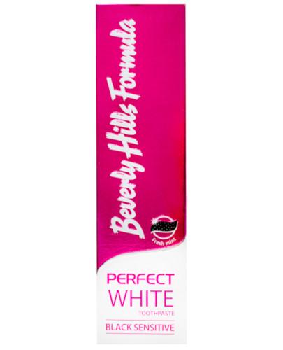 podgląd produktu Beverly Hills Formula Perfect White Black Sensitive pasta do zębów 100 ml