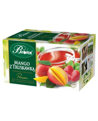 zdjęcie produktu BiFix Premium mango z truskawką herbatka owocowa ekspresowa 20x 2 g