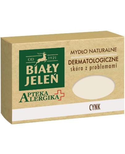 podgląd produktu Biały Jeleń Apteka alergika mydło naturalne dermatologiczne cynk 125 g