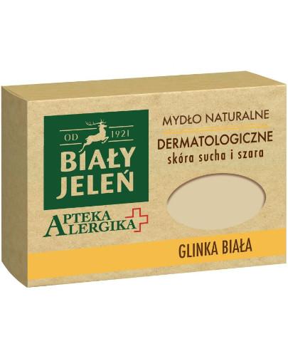 podgląd produktu Biały Jeleń Apteka alergika mydło naturalne dermatologiczne glinka biała 125 g