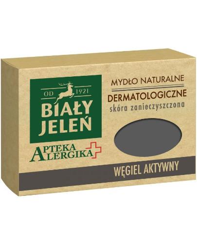 zdjęcie produktu Biały Jeleń Apteka alergika mydło naturalne dermatologiczne węgiel aktywny 125 g