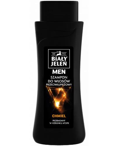zdjęcie produktu Biały Jeleń For Men wzmacniający szampon przeciwłupieżowy z ekstraktem z chmielu skóry wrażliwej 300 ml