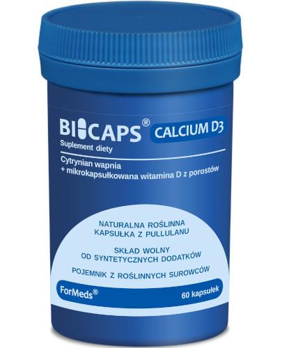 podgląd produktu Bicaps Calcium D3 60 kapsułek