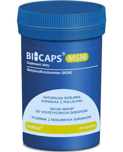 podgląd produktu Bicaps MSM 60 kapsułek