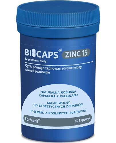 zdjęcie produktu Bicaps Zinc 15 60 kapsułek