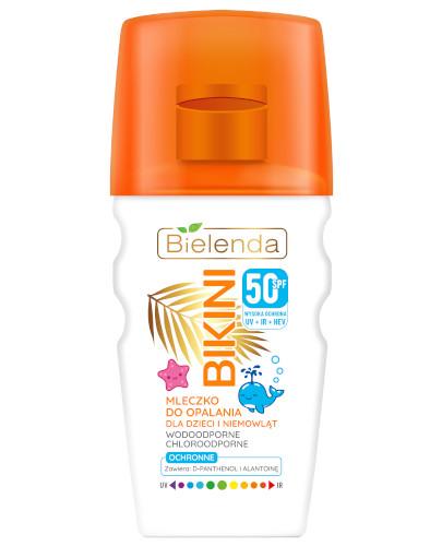 podgląd produktu Bielenda Bikini mleczko do opalania dla dzieci i niemowląt SPF50 150 ml