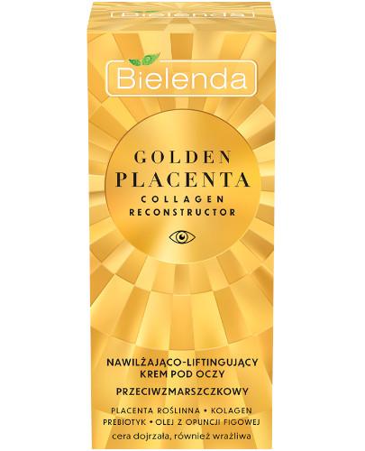 podgląd produktu Bielenda Golden Placenta Collagen Reconstructor nawilżająco-liftingujący krem przeciwzmarszczkowy pod oczy 15 ml