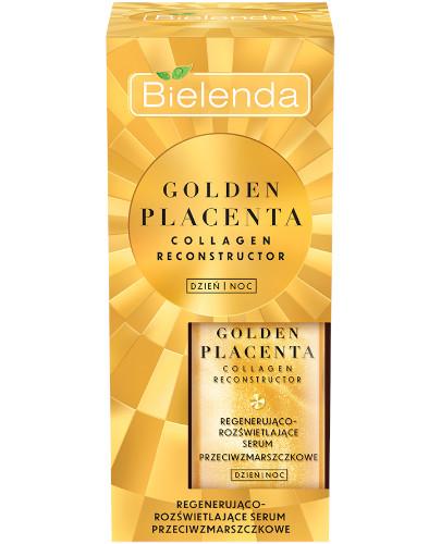 zdjęcie produktu Bielenda Golden Placenta Collagen Reconstructor regenerująco-rozświetlające serum przeciwzmarszczkowe 30 g