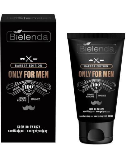 podgląd produktu Bielenda Only For Men Barber Edition krem nawilżająco-energetyzujący 50 ml