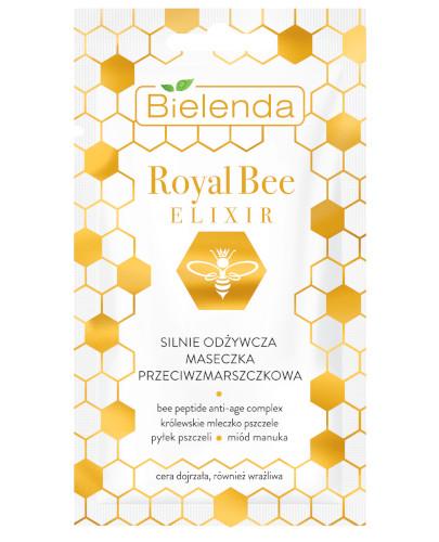 podgląd produktu Bielenda Royal Bee Elixir silnie odżywcza maseczka przeciwzmarszczkowa 8 g