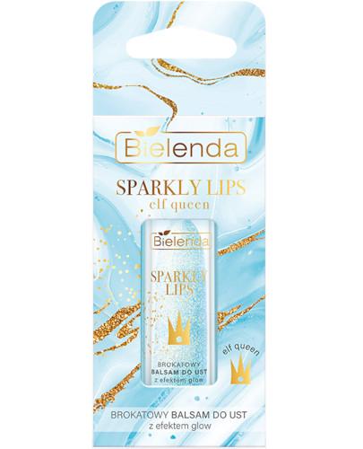 podgląd produktu Bielenda Sparkly Lips elf queen brokatowy balsam do ust z efektem glow 3,8 g