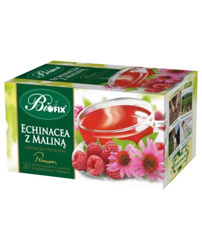 podgląd produktu BiFix Premium echinacea z maliną herbatka owocowa ekspresowa 20x 2 g
