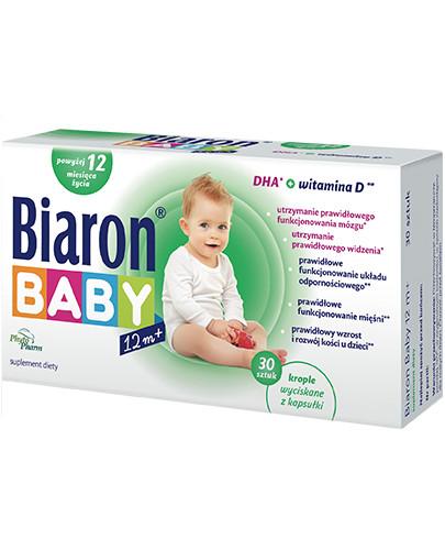podgląd produktu Biaron Baby DHA powyżej 12. miesiąca życia 12m+ 30 kapsułek twist-off
