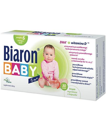 podgląd produktu Biaron Baby DHA powyżej 6. miesiąca życia 30 kapsułek twist-off