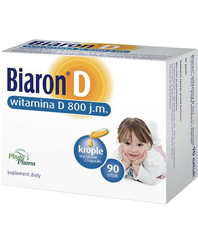 podgląd produktu Biaron D witamina D 800j.m. 90 kapsułek twist-off