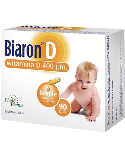 podgląd produktu Biaron witamina D 400j.m. 90 kapsułek