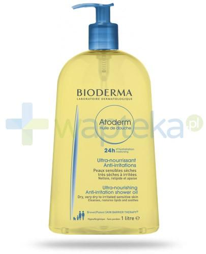 podgląd produktu Bioderma Atoderm Huile olejek nawilżający do kąpieli i pod prysznic 1000 ml