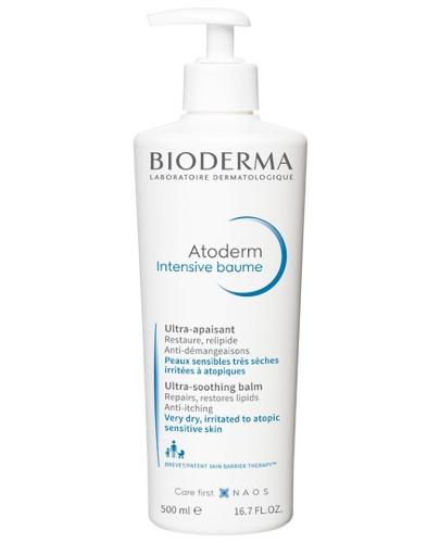 zdjęcie produktu Bioderma Atoderm Intensive Baume kojący balsam emolientowy dla skóry atopowej, od pierwszych dni życia 500 ml
