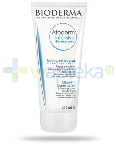 podgląd produktu Bioderma Atoderm Intensive Gel Moussant żel oczyszczający i natłuszczający do skóry atopowej 200 ml