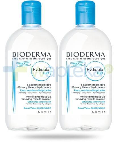 podgląd produktu Bioderma Hydrabio H2O nawilżający płyn micelarny 2 x 500 ml 