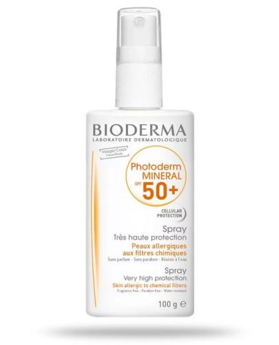 podgląd produktu Bioderma Photoderm Mineral SPF50+ spray z filtrem mineralnym 100 g 