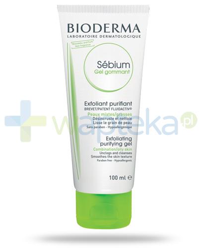 podgląd produktu Bioderma Sebium Gel Gommant Myjący peeling złuszczający do twarzy 100 ml