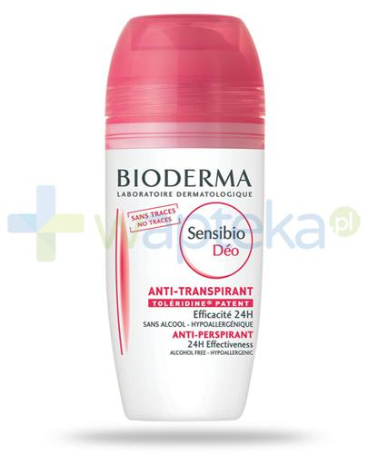 podgląd produktu Bioderma Sensibio Deo Anti-transpirant delikatny antyperspirant do skóry wrażliwej roll-on 50 ml