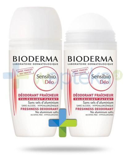 podgląd produktu Bioderma Sensibio Deo delikatny dezodorant do skóry wrażliwej 2x 50 ml [DWUPAK]