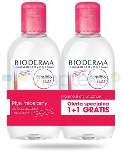 podgląd produktu Bioderma Sensibio H2O AR płyn micelarny 2x 250 ml